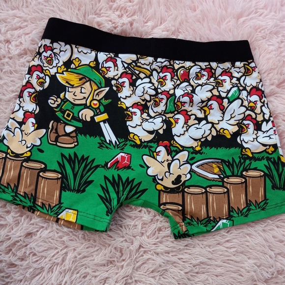 Nwt Zelda's Link & chickens meme super comfy boxer briefs for men or women! - Picture 4 of 8
